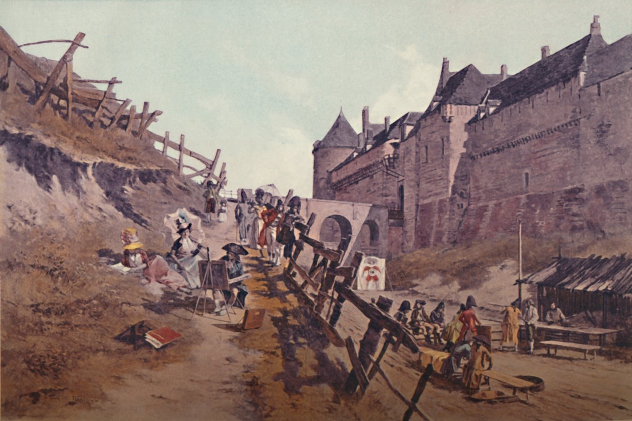 Målpraktik Dieppe 1795, 1896 av Unbekannt