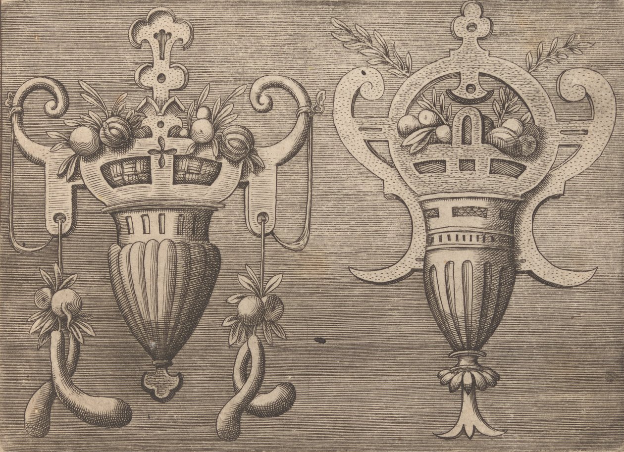 Plaketter och andra prydnadsföremål av olika och nyckfulla uppfinningar Kartuscher och andra prydnadsföremål o ..., 1773. av Unbekannt