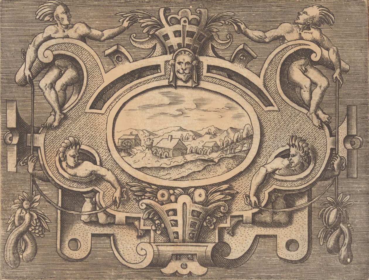 Plaketter och andra prydnadsföremål av olika och nyckfulla uppfinningar Kartuscher och andra prydnadsföremål o ..., 1773. av Unbekannt