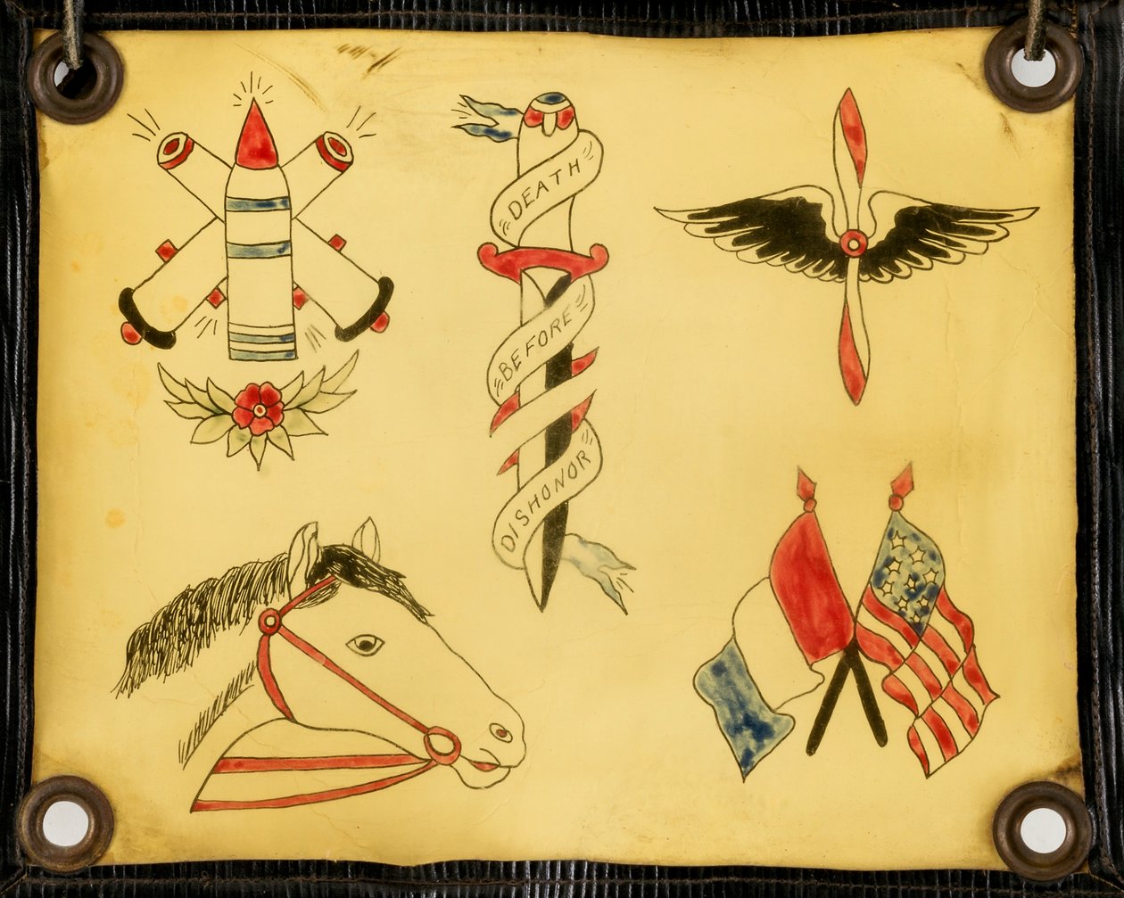 Tattoo Flash, 1900-talet. av Unbekannt
