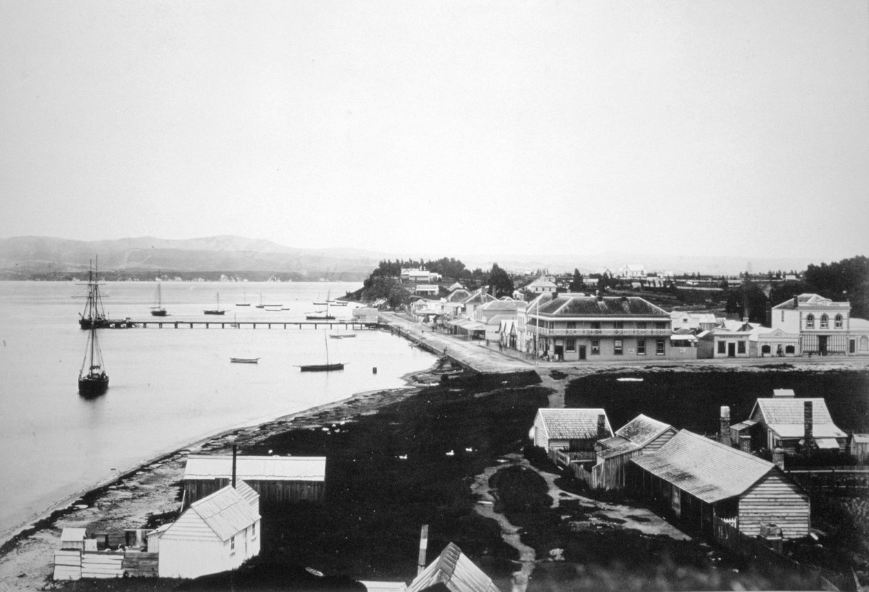 Tauranga, Bay of Plenty, North Island, Nya Zeeland, 1875 av Unbekannt