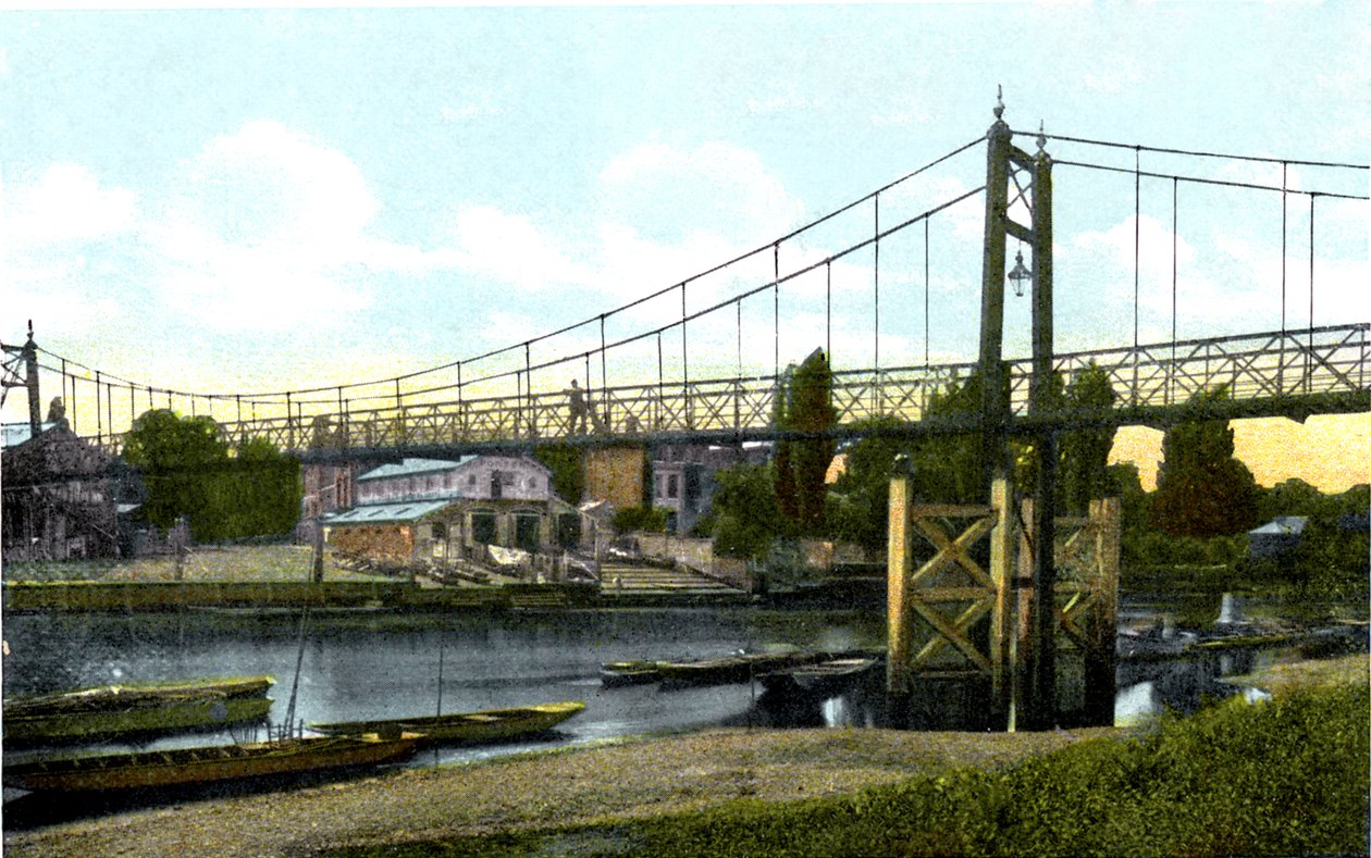 Teddington Bridge, London, 1900-talet av Unbekannt