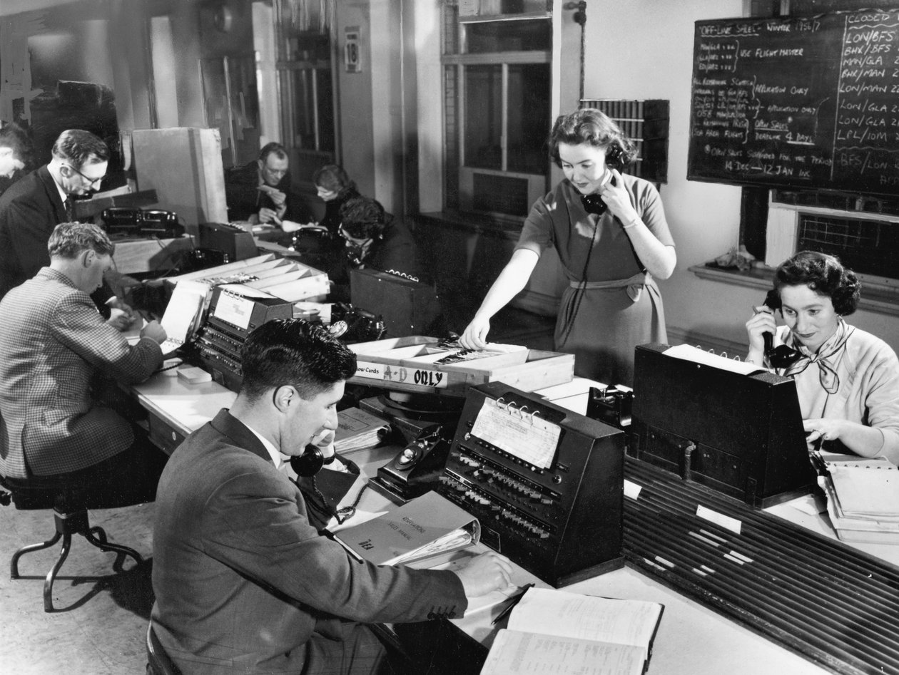 Telefonväxel, 1956 av Unbekannt