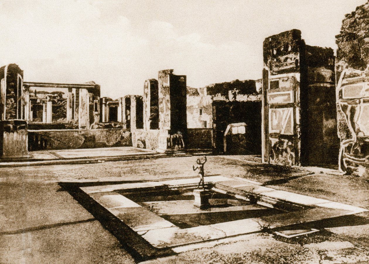 Apollontemplet, Pompeji, Italien, c1900-talet av Unbekannt