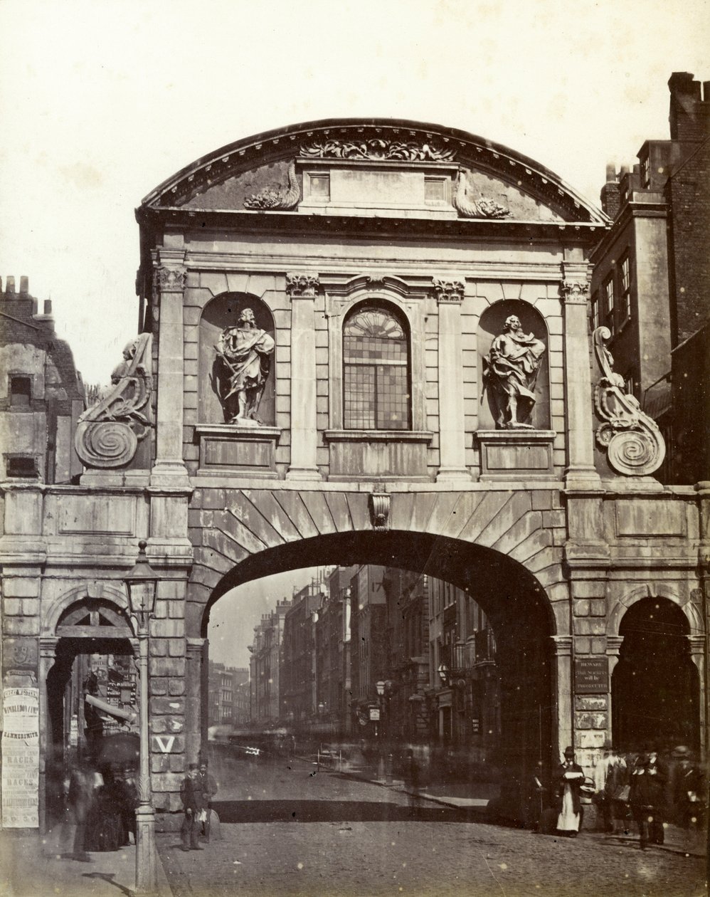 Temple Bar, London, 1800-talet av Unbekannt