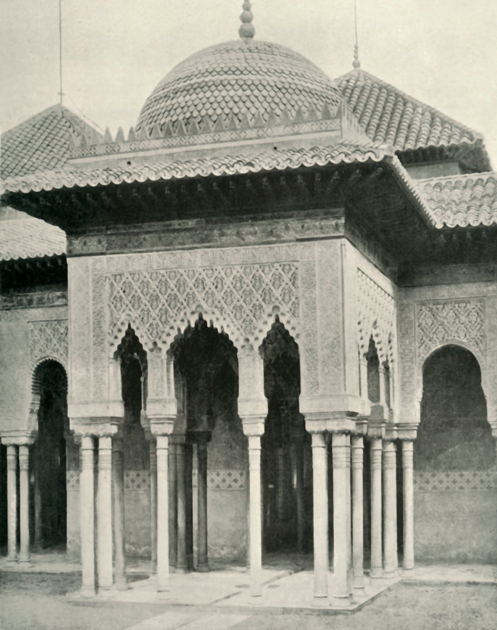 Templet i Lions Court, 1907. av Unbekannt
