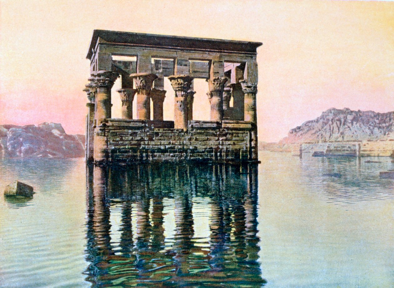 Trajanus tempelkiosk, Philae, Egypten, 1900-talet av Unbekannt