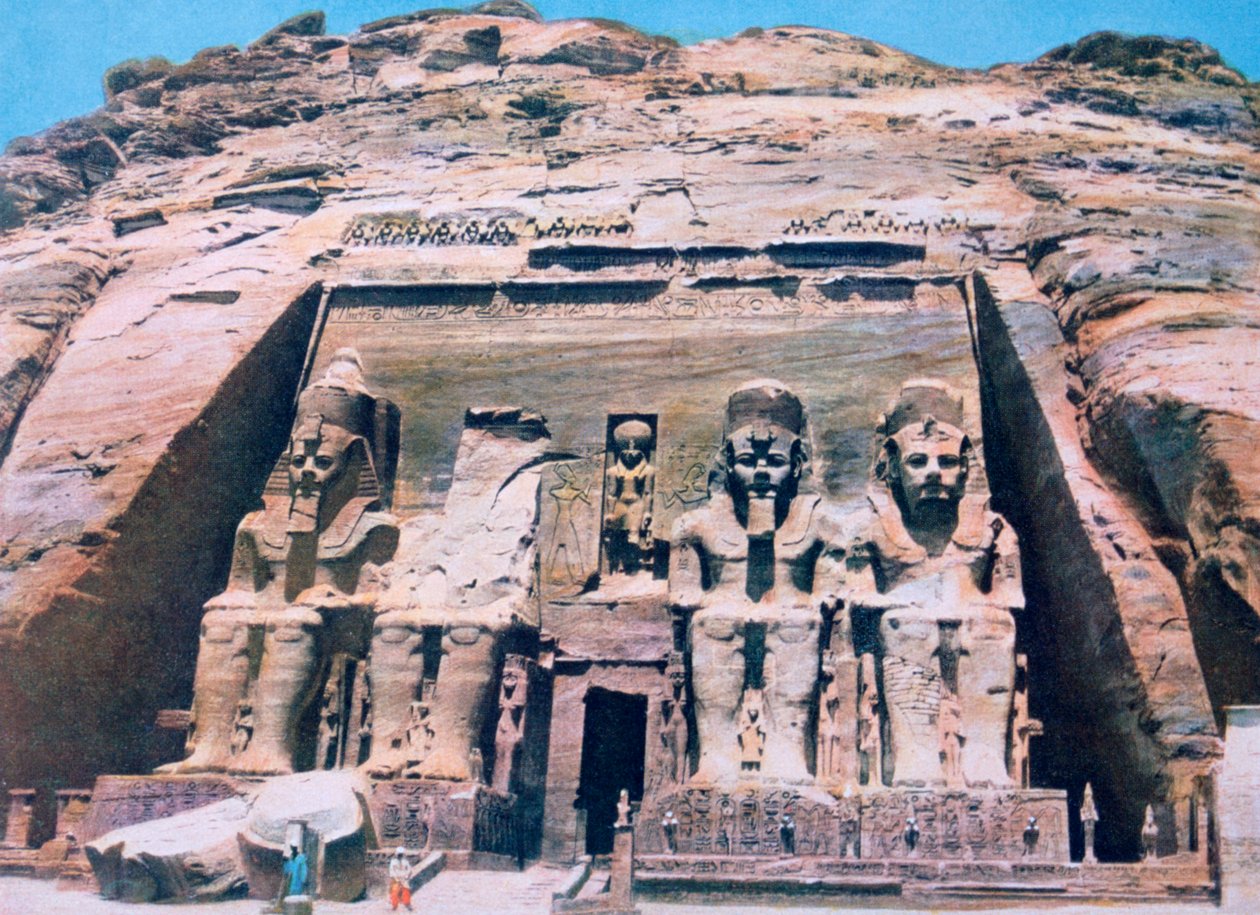 Abu Simbels tempel, Egypten, 1900-talet av Unbekannt
