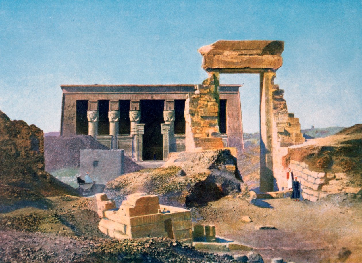 Hathors tempel, Dendera, Egypten, 1900-talet av Unbekannt