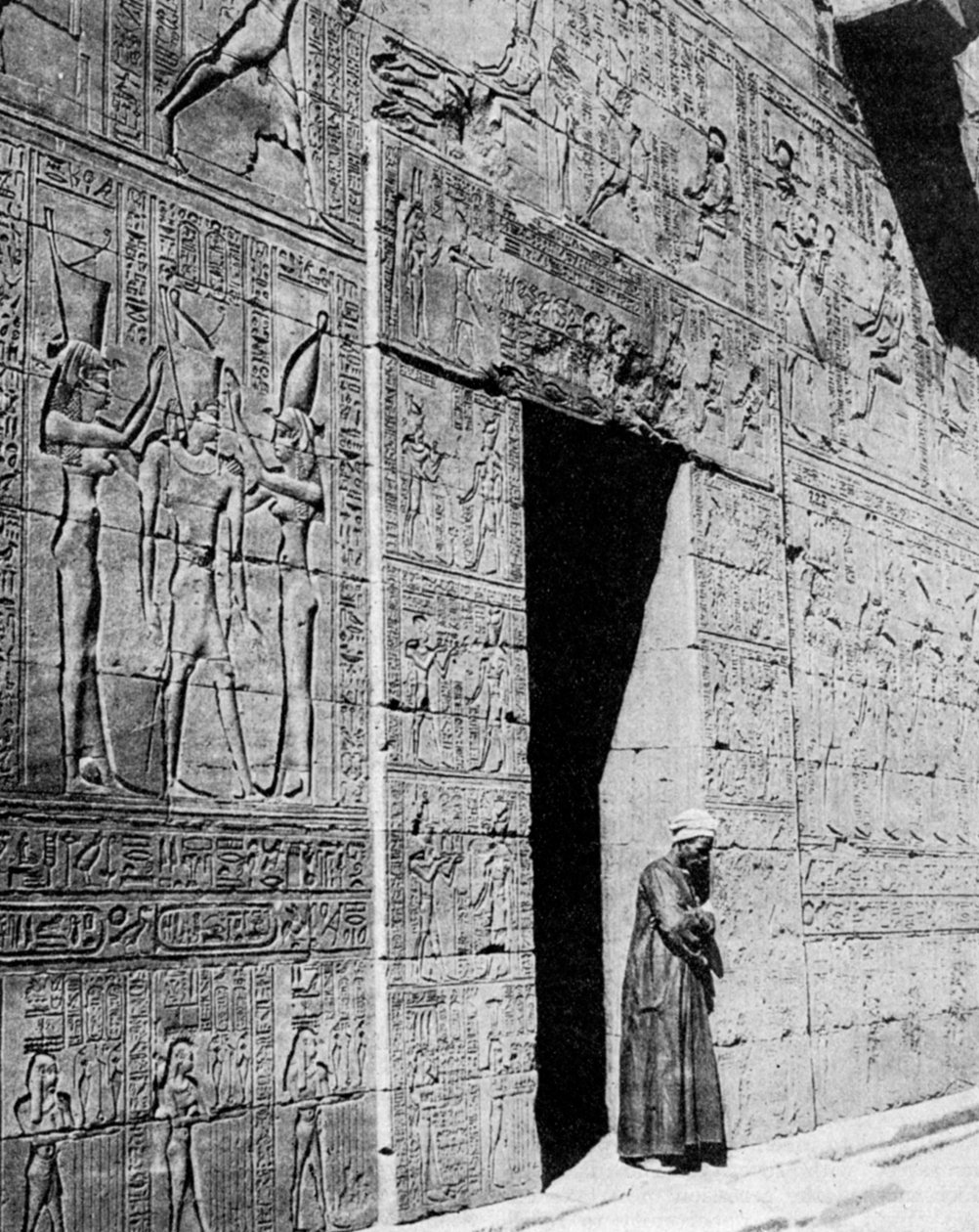 Horus tempel, Edfou, Egypten, 1935 av Unbekannt