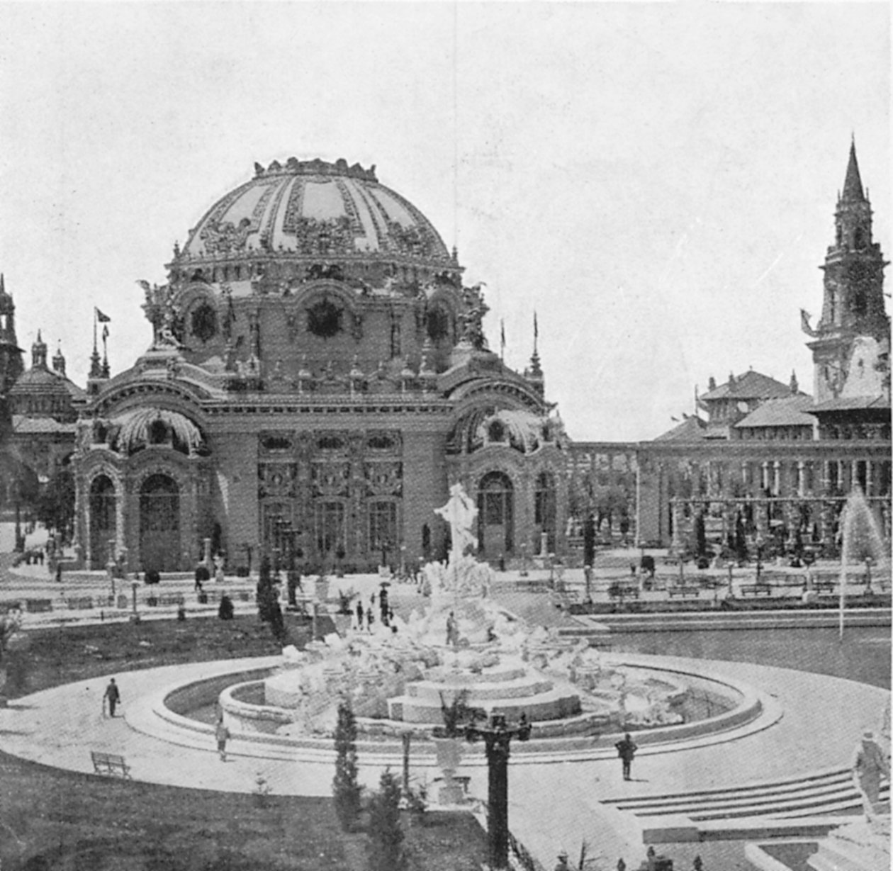Temple of Music på den panamerikanska utställningen i Buffalo, 1901 av Unbekannt