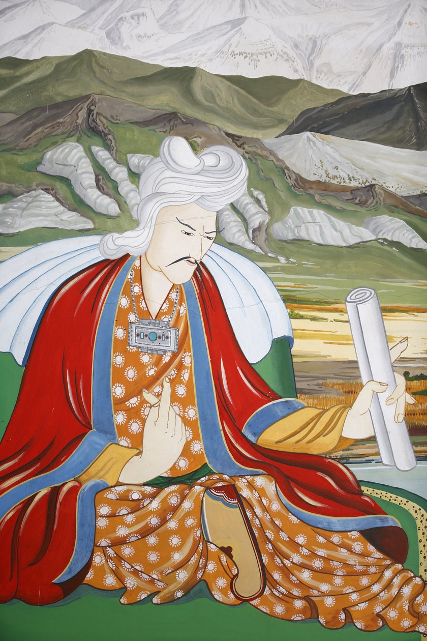 Temple of the Thousand Buddhas Dashang Kagyu Ling församling Skildring av den dyrbara ministern, La Boulaye, Frankrike av Unbekannt