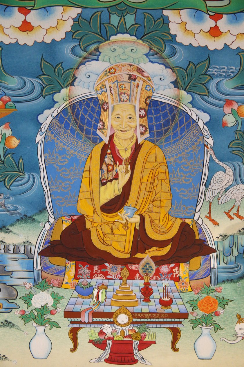 tempel av de tusen Buddha SDA på KA på L ing församling målning KA lou Rin trasig T bil, lab Euler, Frankrike av Unbekannt