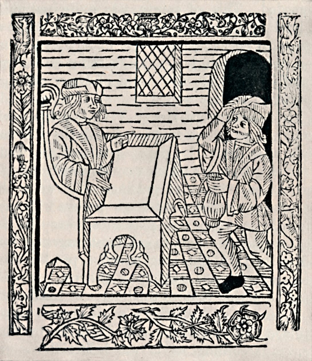 Hyresgäst betalar hyra, 1523, 1903 av Unbekannt