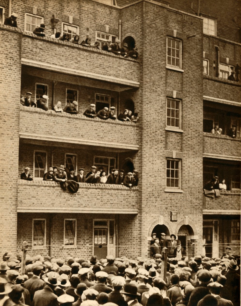 Hyresgäster hyr strejk, Peckham, sydöstra London, 1931, 1933. av Unbekannt