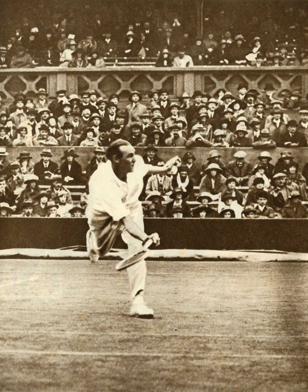Tennismatch på Center Court i Wimbledon, c1930-talet, 1935. av Unbekannt