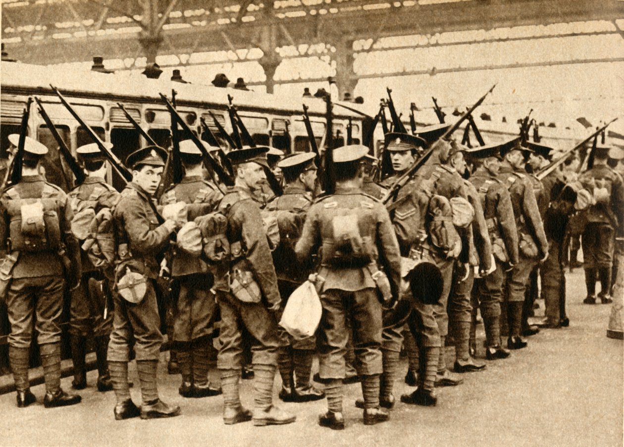 Territorials från sommarläger - Terriers med i Waterloo, 1914-1918, 1933. av Unbekannt
