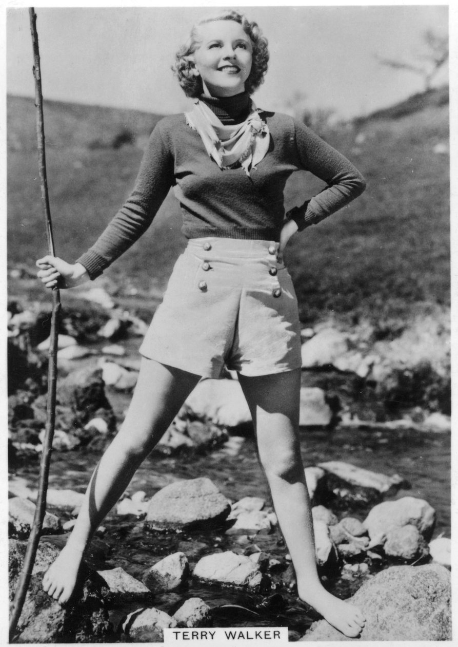 Terry Walker, amerikansk skådespelerska, c1936-c1939 av Unbekannt
