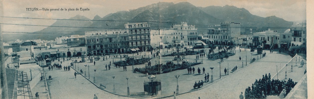 Tetuan - Översikt över Plaza de España, c1910. av Unbekannt