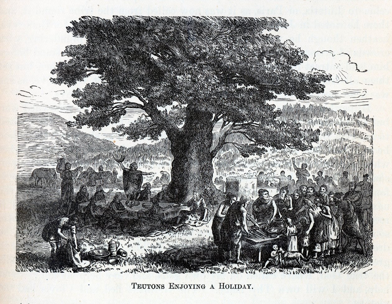 Teutoner njuter av semester, 1882 av Unbekannt