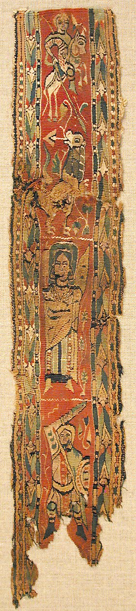 Textilfragment, bysantinskt, 600-800-tal. av Unbekannt