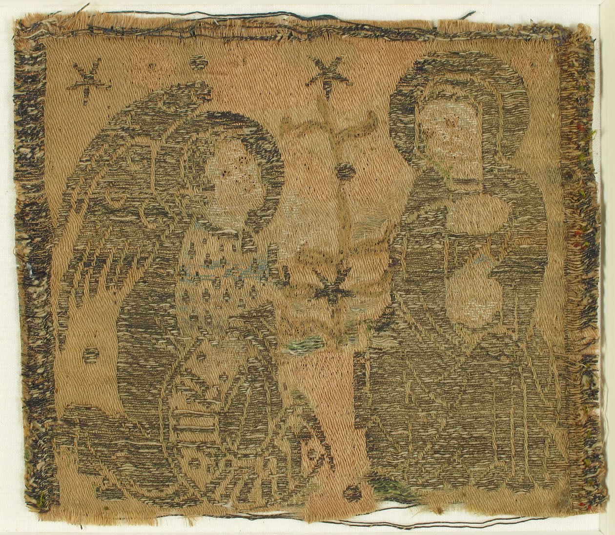 Textil med bebådelsen, italiensk, 1300-tal. av Unbekannt