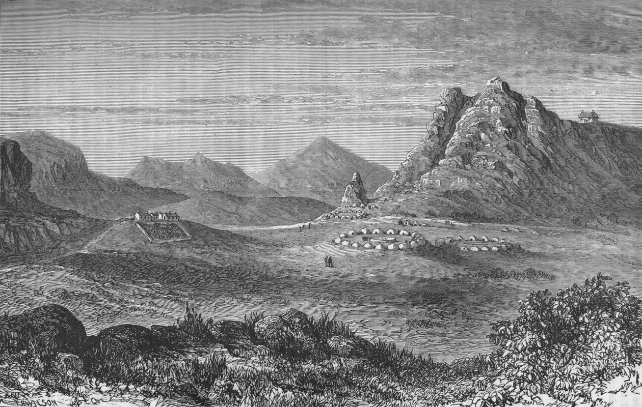 Thaba Bosigo, basuternas fäste, c1880 av Unbekannt