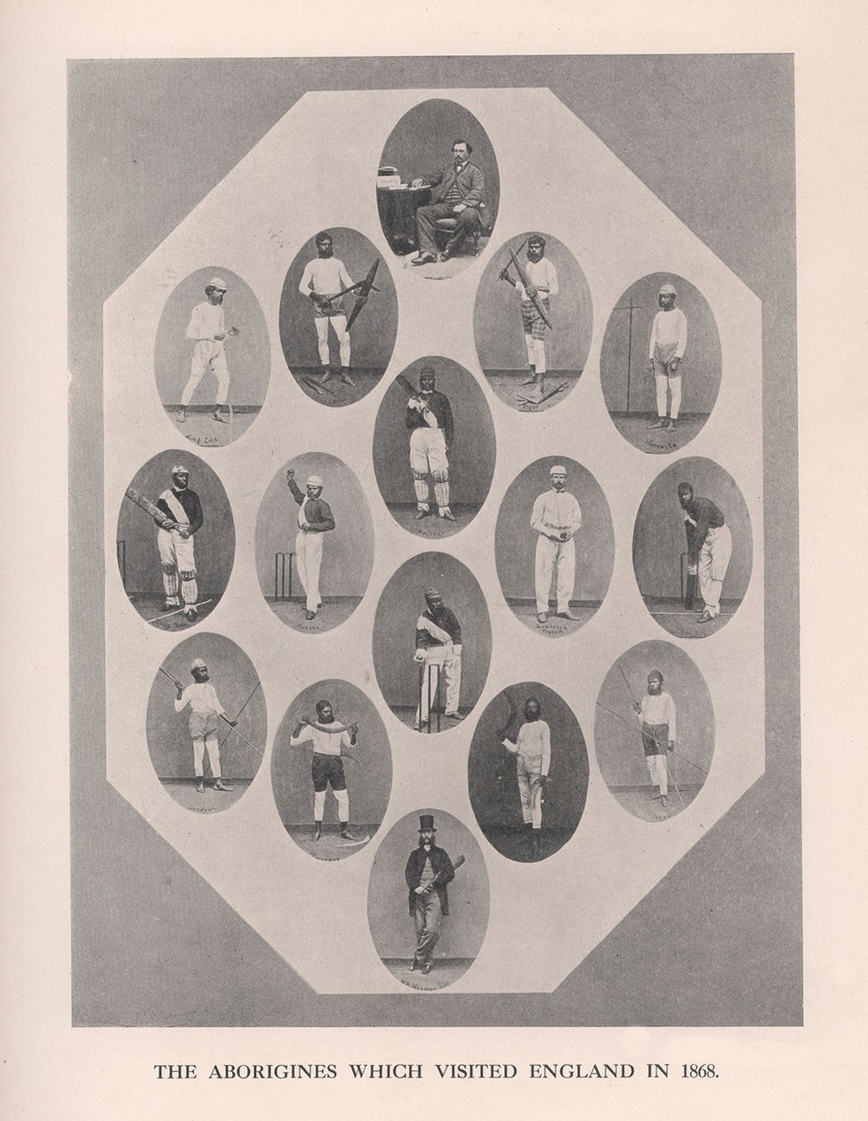 Aboriginerna som besökte England 1868, 1912. av Unbekannt