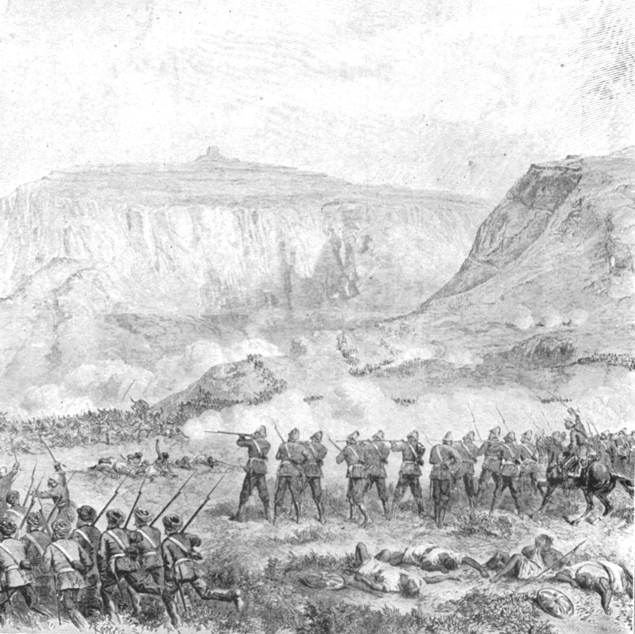 Abessinierexpeditionen, 1868: Slaget vid Arogee, långfredagen den 10 april 1901. av Unbekannt