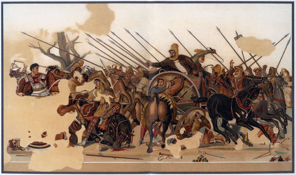 Alexandermosaiken, c79 AD, 1902 av Unbekannt