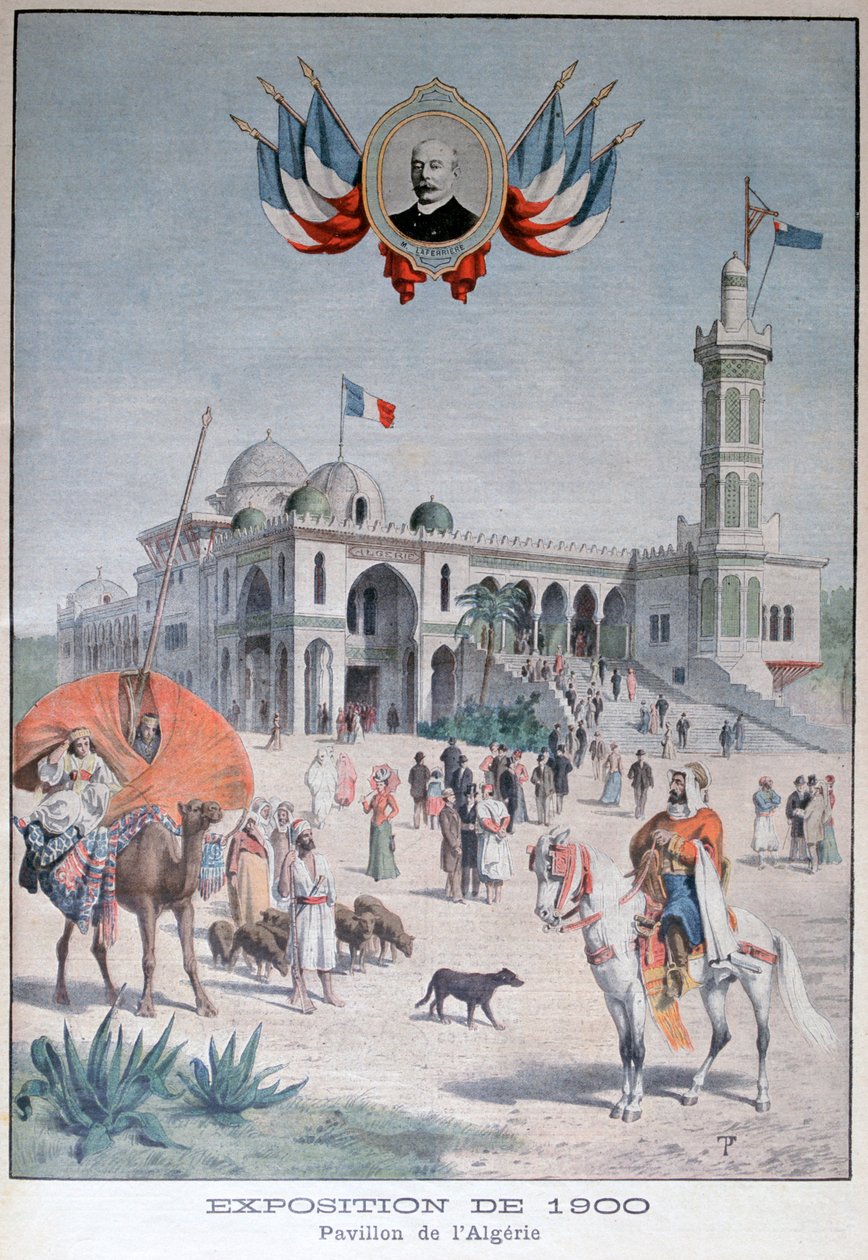 Den algeriska paviljongen vid världsutställningen 1900, Paris, 1900 av Unbekannt