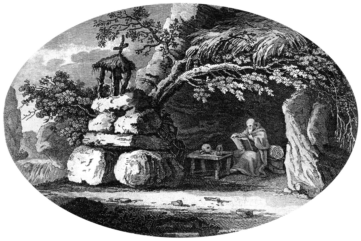 De gamla eremiterna, c1800-talet av Unbekannt
