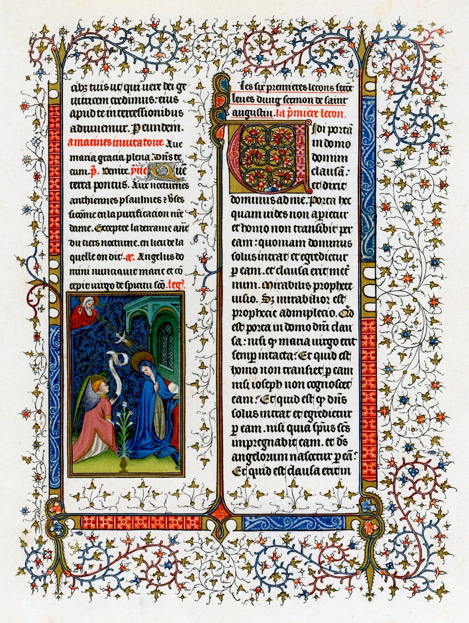 Bebådelsen, 1413-1419 av Unbekannt