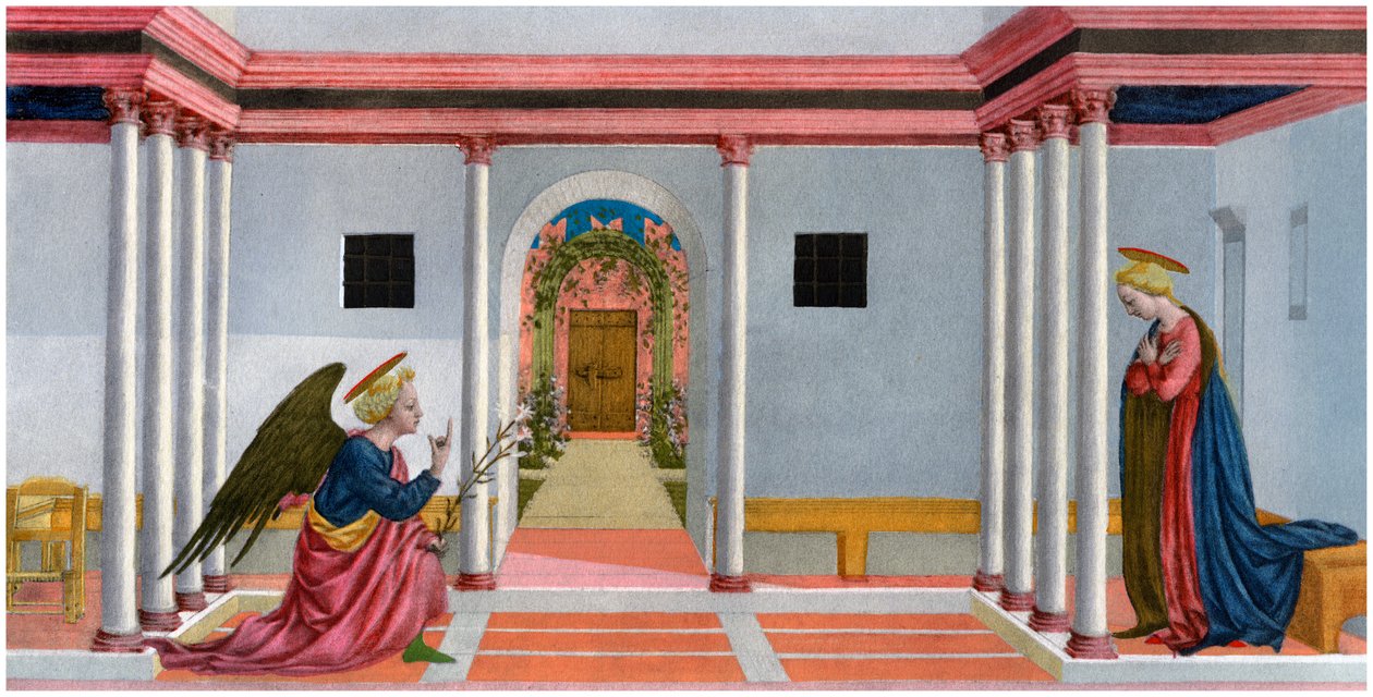 The Annunciation, c1445, 1958 av Unbekannt