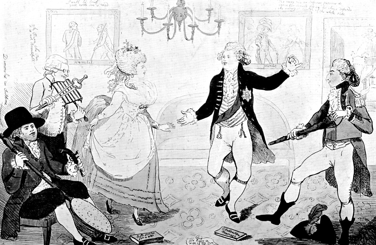 Aprilsnarren, eller nattens dårskap..., 1786 av Unbekannt