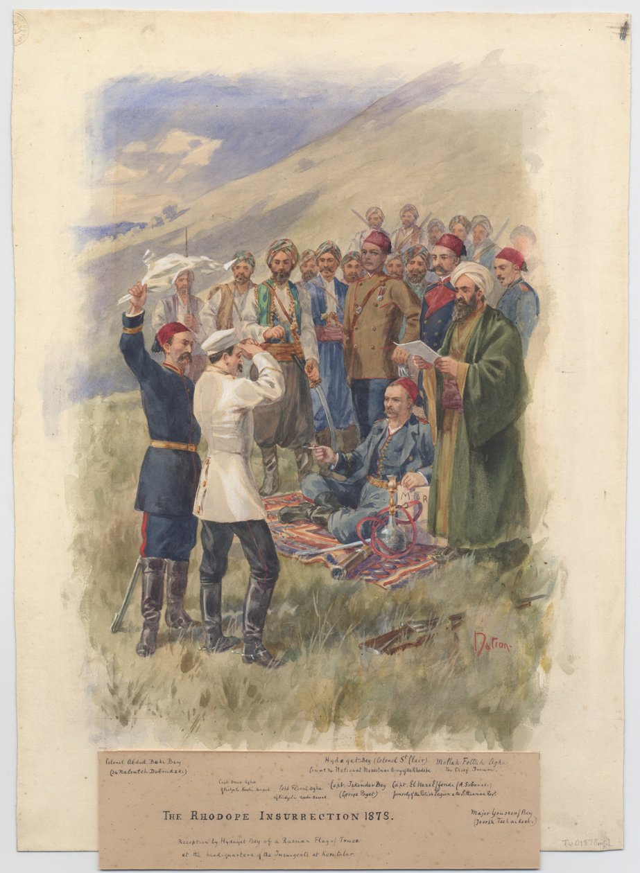 Aprilupproret 1878. Förhandlingar vid upprorsmakarnas högkvarter, 1878 av Unbekannt