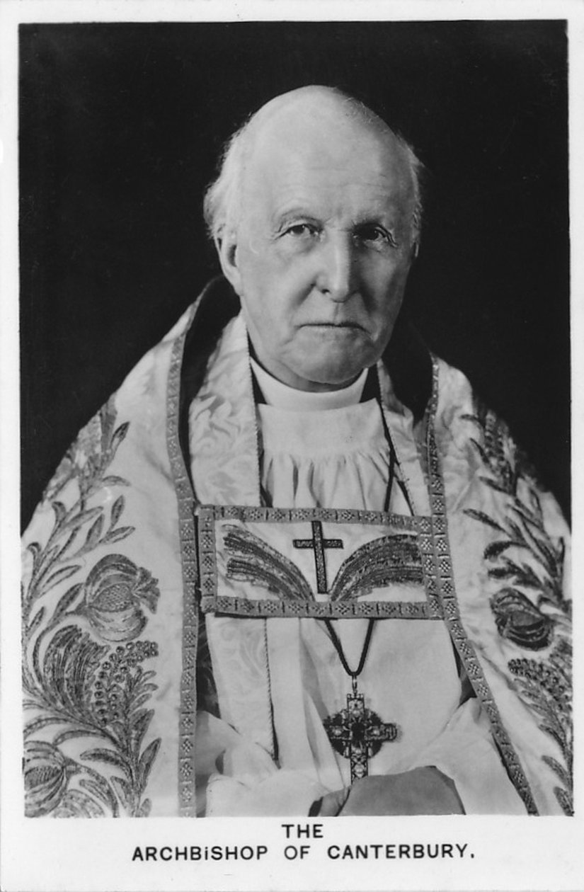 Ärkebiskopen av Canterbury Dr Cosmo Gordon Lang, 1937 av Unbekannt
