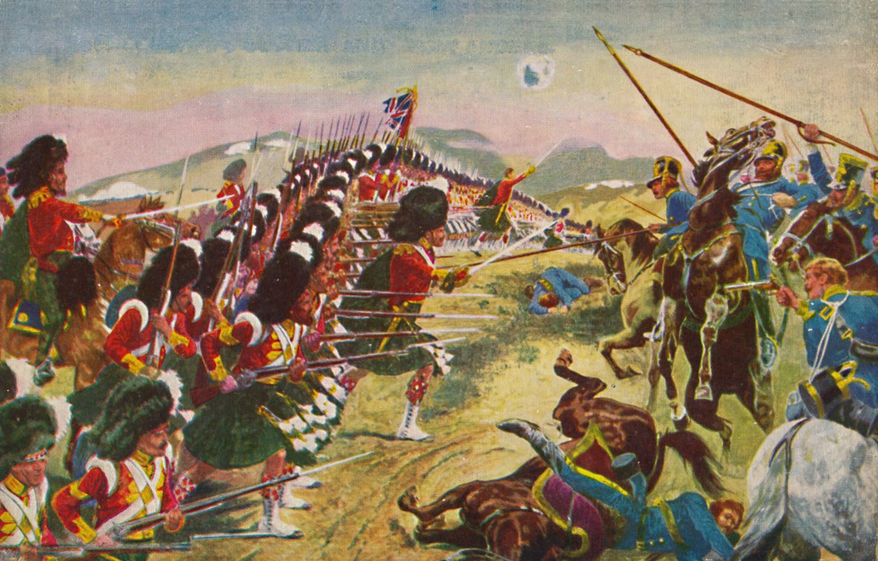 Argyll & Sutherland Highlanders. Den tunna röda linjen vid Balaclava, 1854, 1939 av Unbekannt