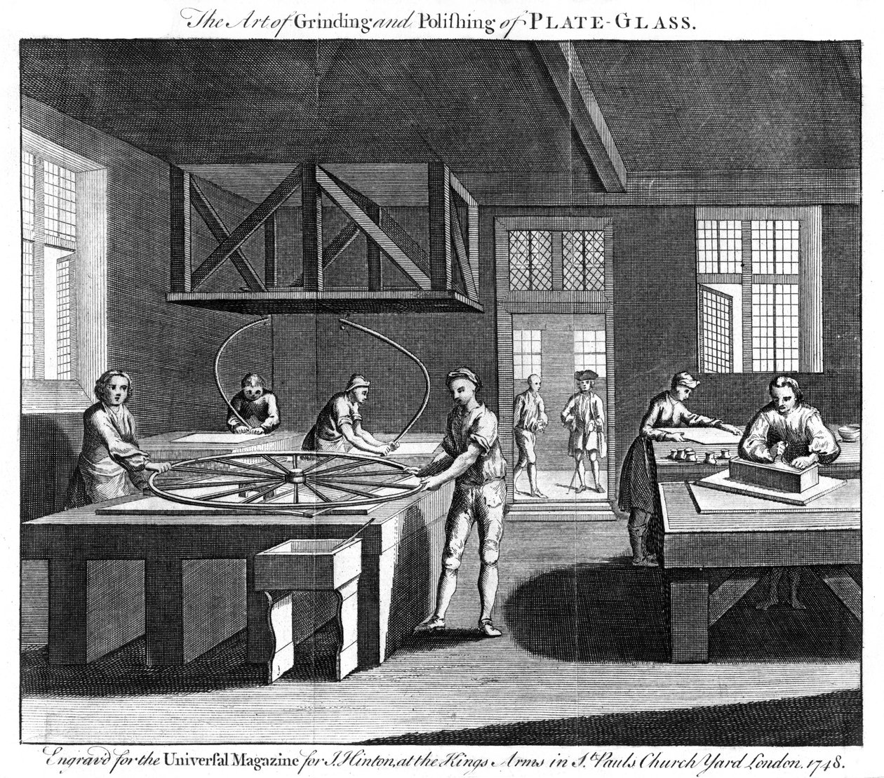 Konsten att slipa och polera tallrikar, 1748 av Unbekannt