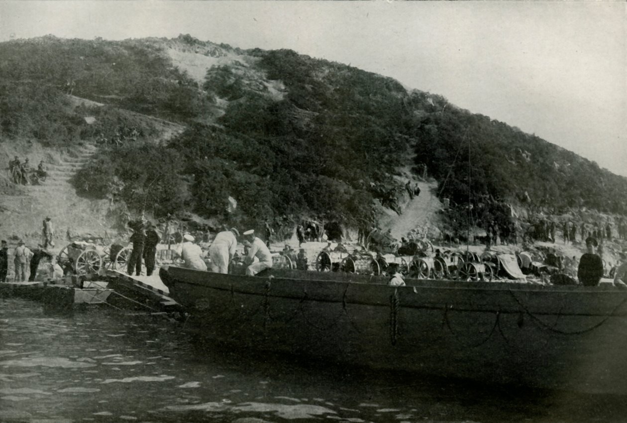 Den australiska landningsplatsen i Gaba-Tepe, 1919. av Unbekannt
