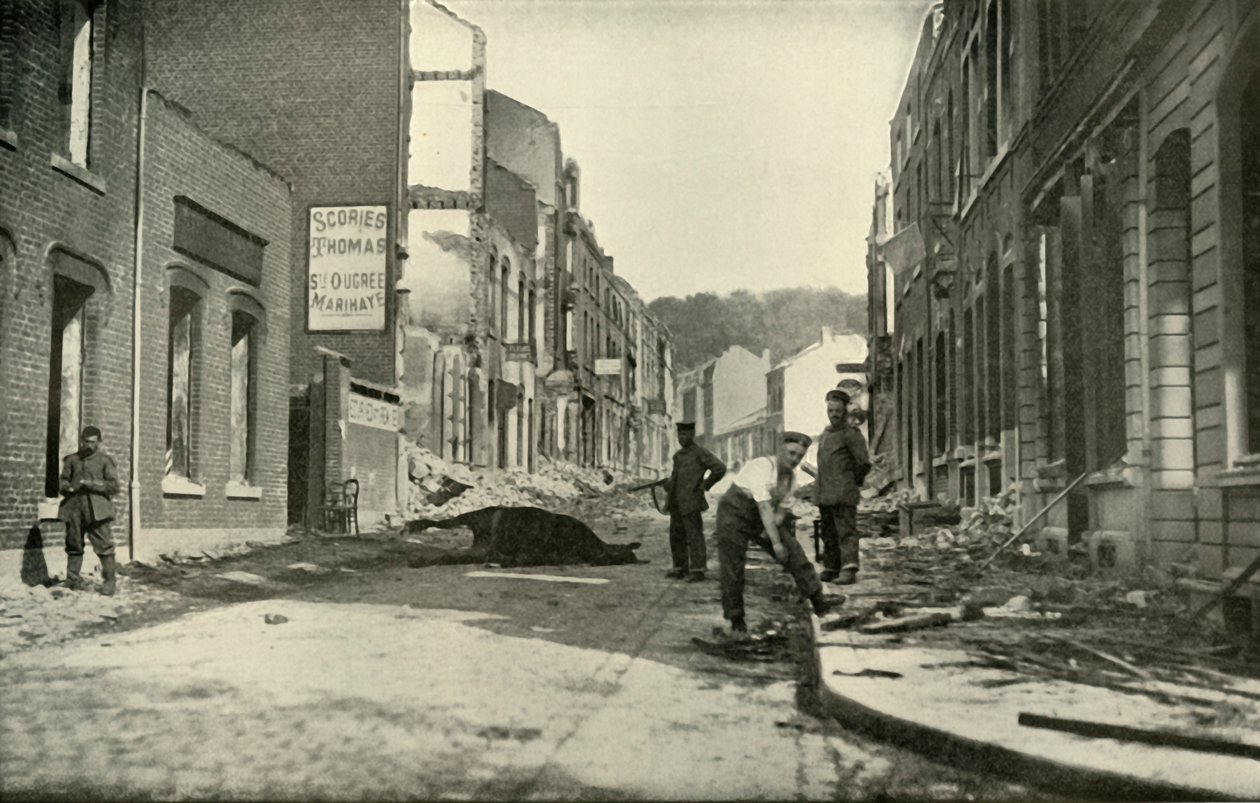 Avenue De Maastricht, Visé, 1919. av Unbekannt