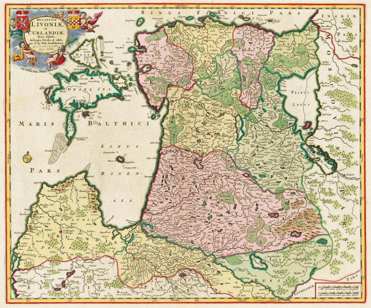 Östersjön Från: Nova Tabula, 1705 av Unbekannt