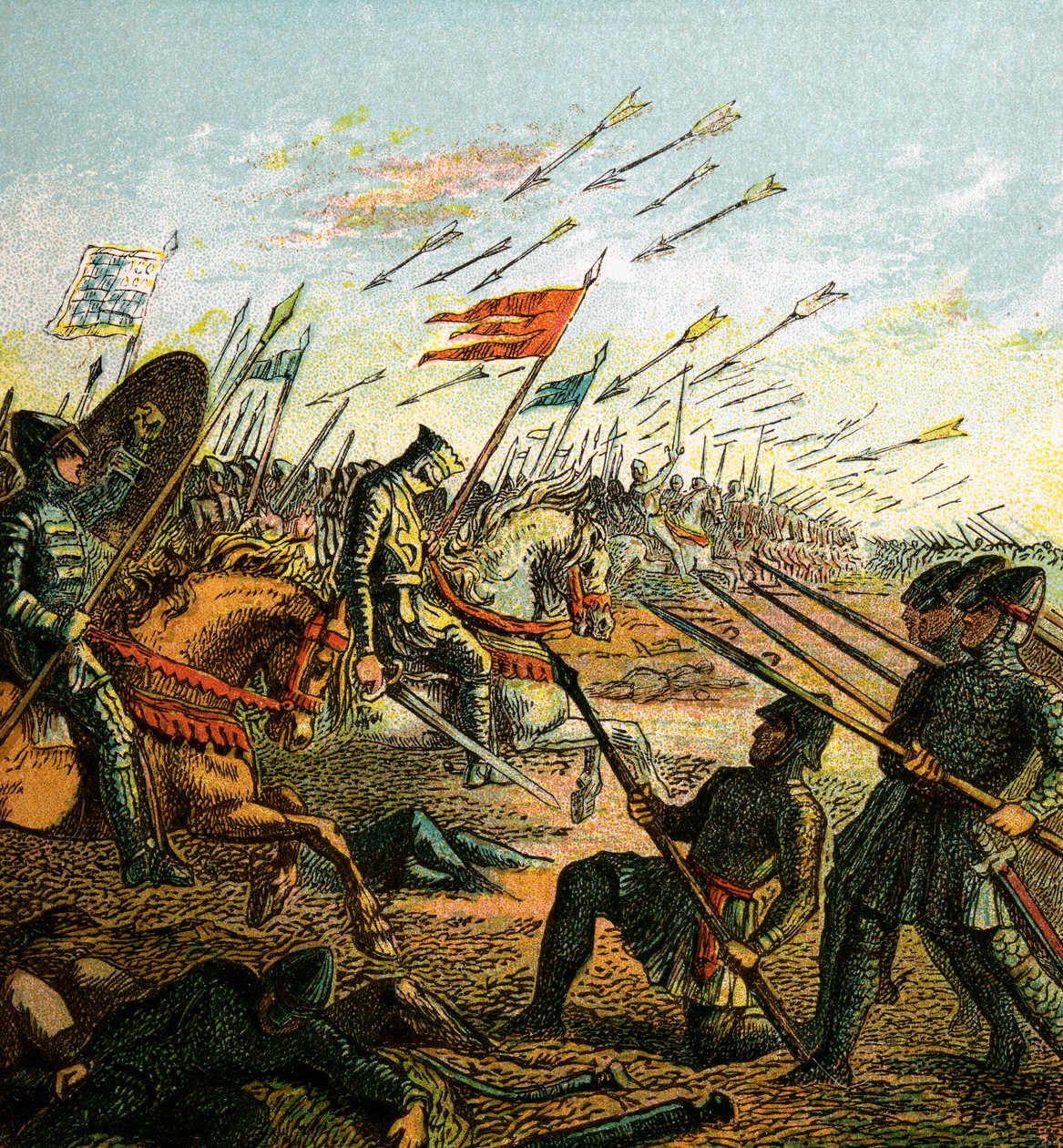 Slaget vid Hastings, 1066, c1850 av Unbekannt