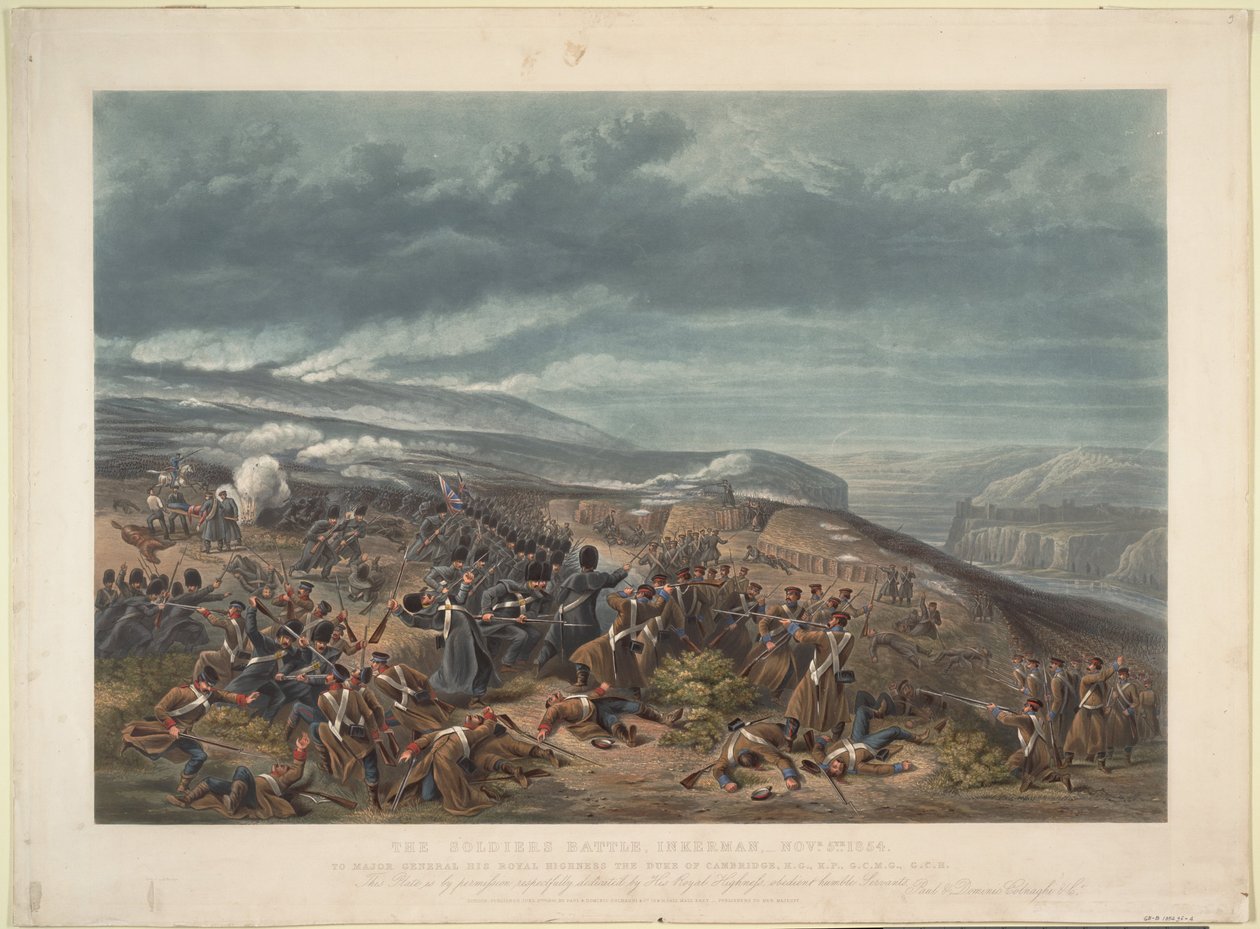 Slaget vid Inkerman den 5 november 1854, 1855 av Unbekannt