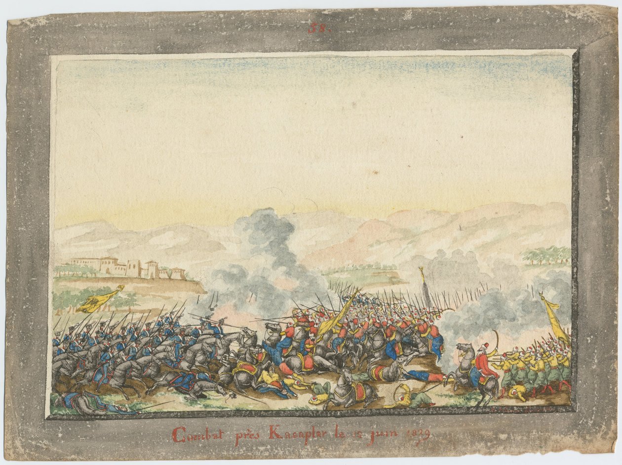 Slaget vid Kulevicha den 11 juni 1829, 1829 av Unbekannt