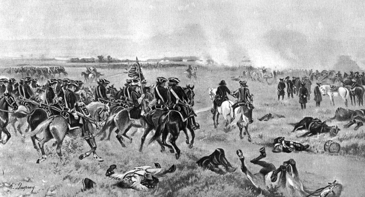 Slaget vid Malplaquet, 11 september 1709, 1910 av Unbekannt
