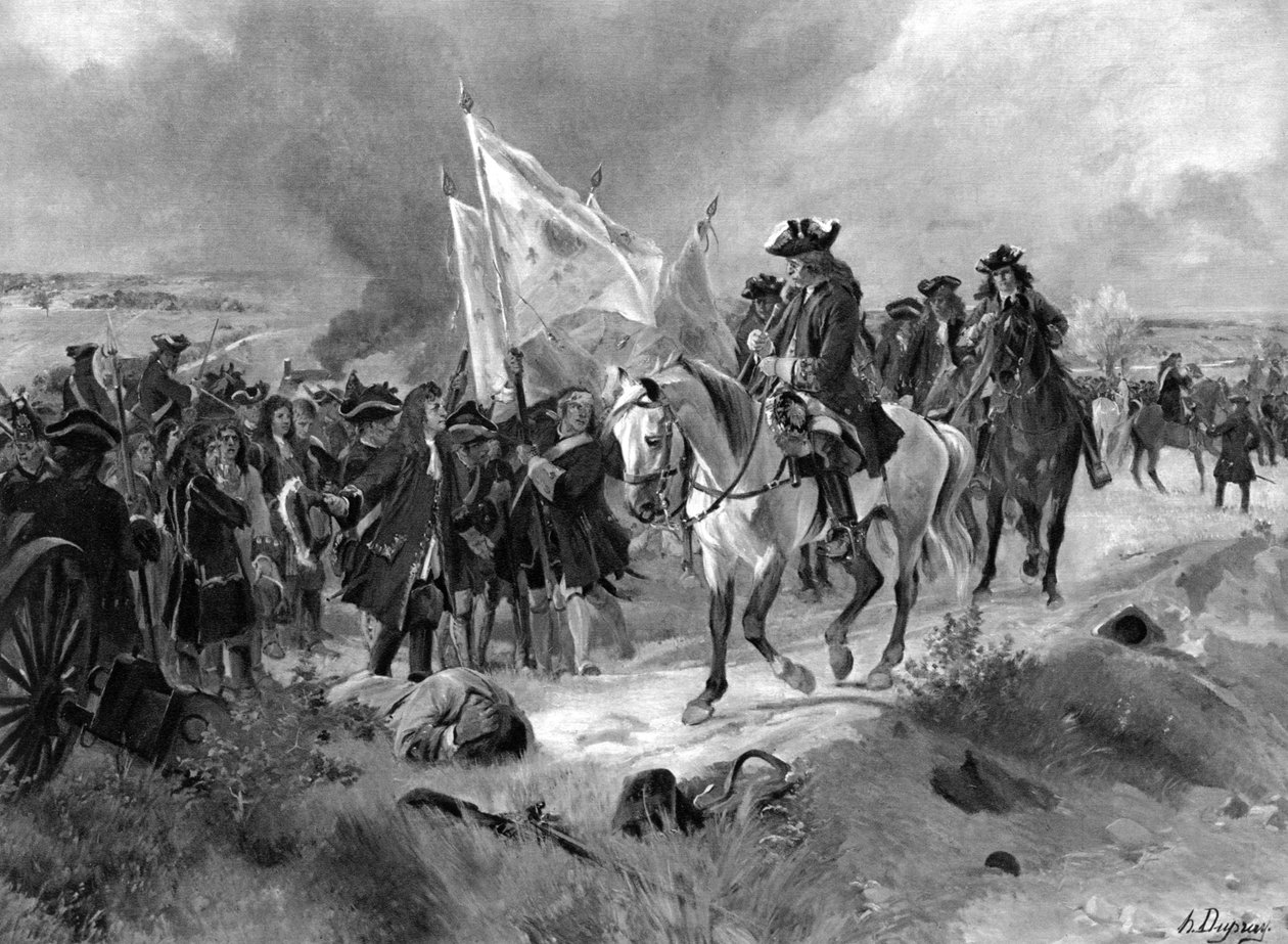 Slaget vid Ramillies, 1706 av Unbekannt
