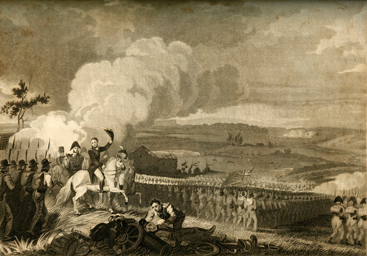 Slaget vid Waterloo, 18 juni 1815, 1816 av Unbekannt