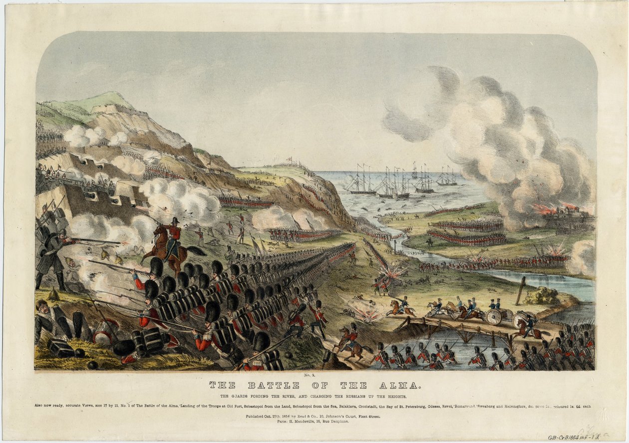 Slaget vid Alma den 20 september 1854, 1854 av Unbekannt