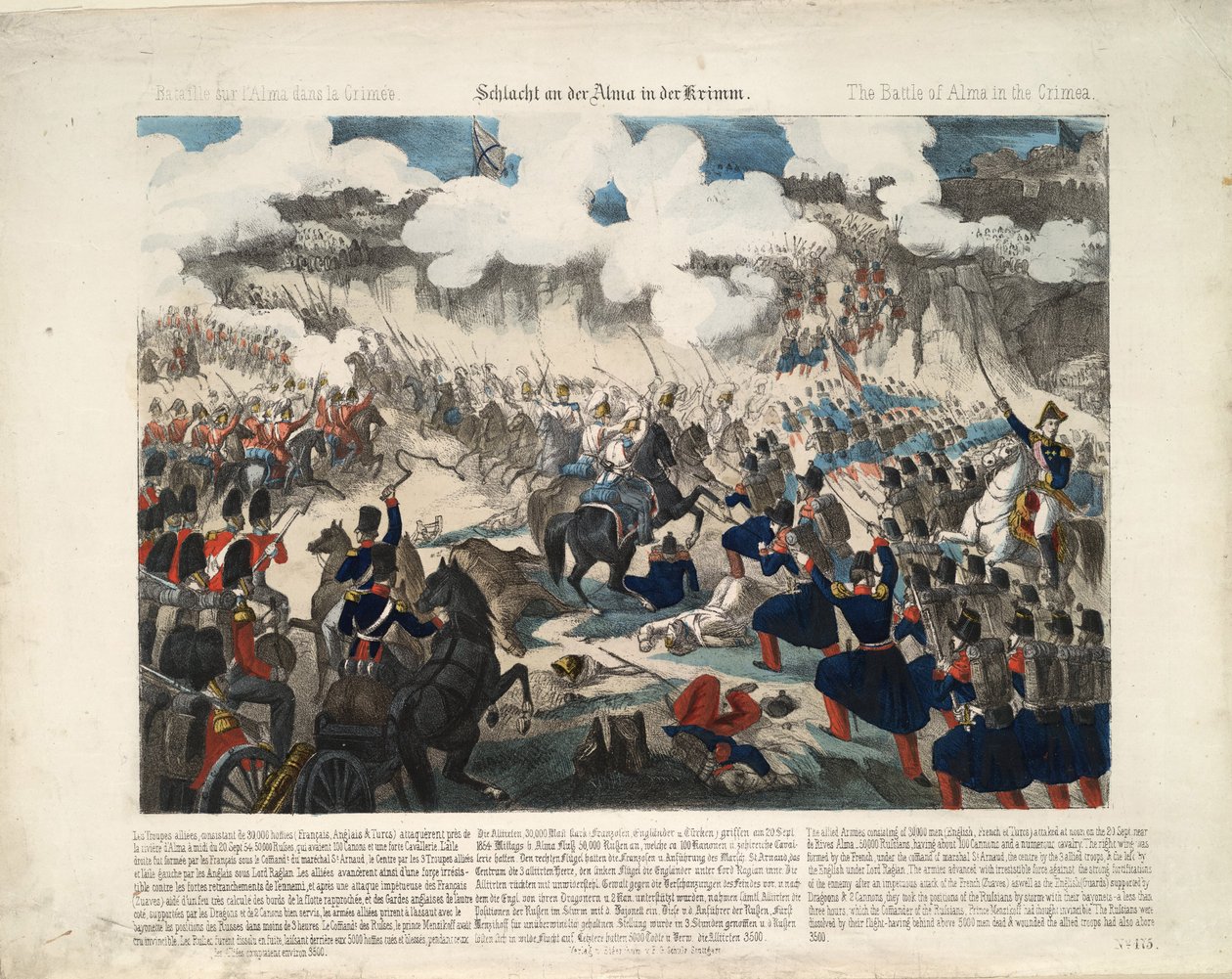 Slaget vid Alma den 20 september 1854, 1854 av Unbekannt